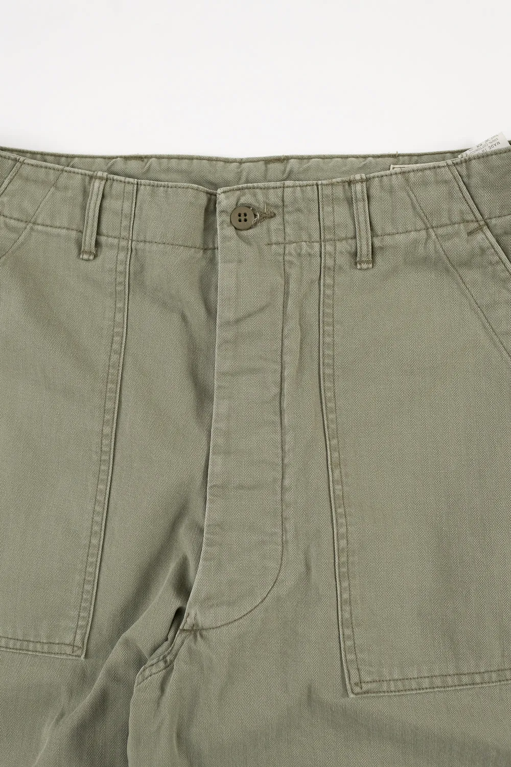 01-5103-16 - Herringbone Summer Fatigue Pants - Green