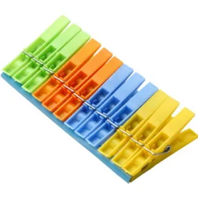 1364 Multipurpose 12 Pcs Cloth Clips (Multicolour)