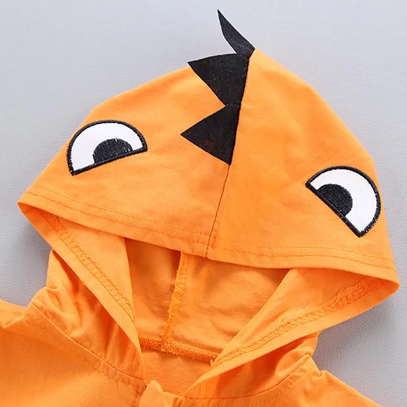 2-piece Cartoon Design Hooded Coat & Pants for Children Boy