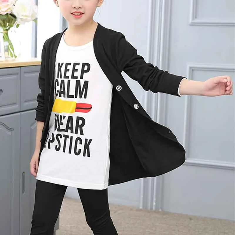 3-piece Coat & Long Sleeve T-shirt & Pants for Girl