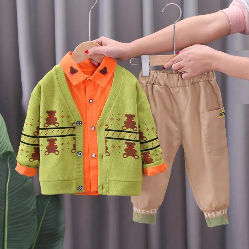 3-piece Coat & Shirt & Pants for Children Boy