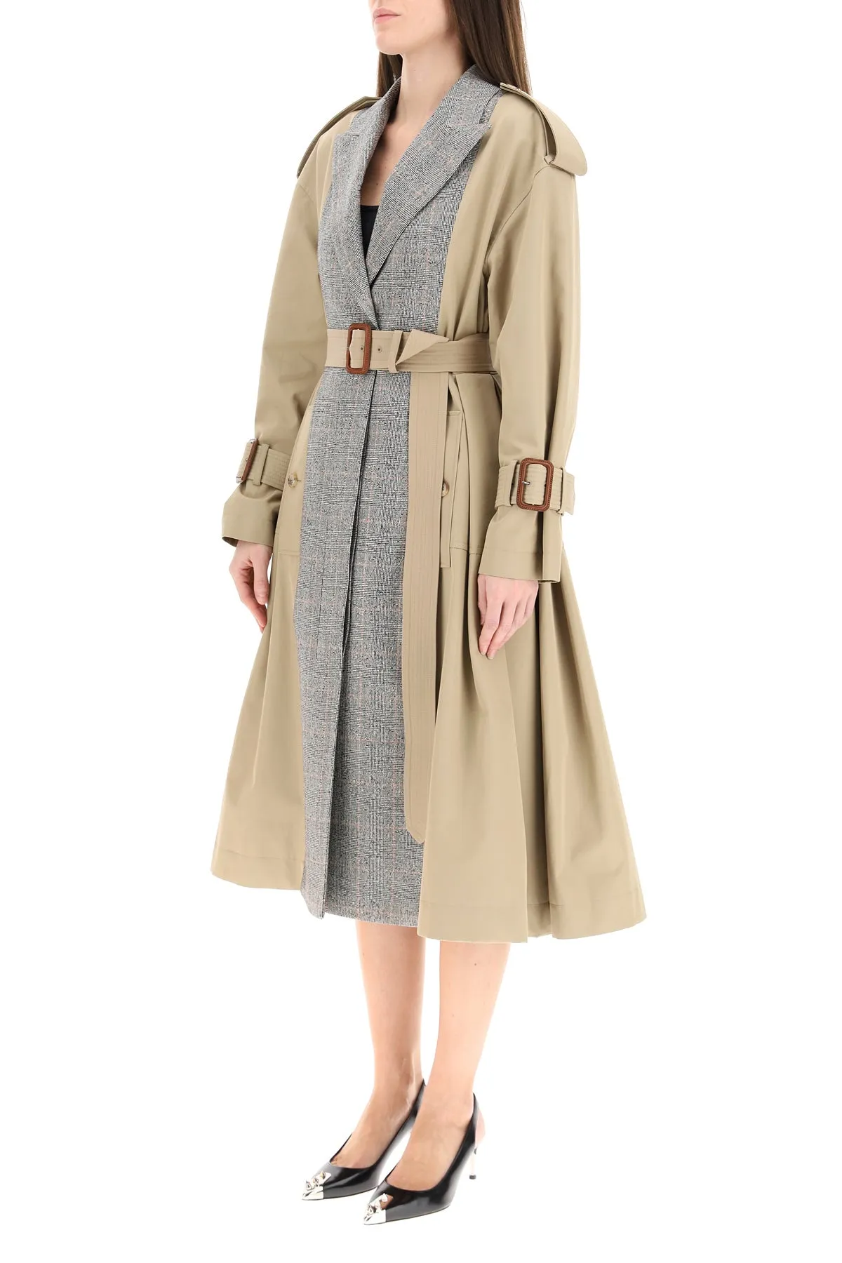 Alexander McQueen Spliced Trench Coat