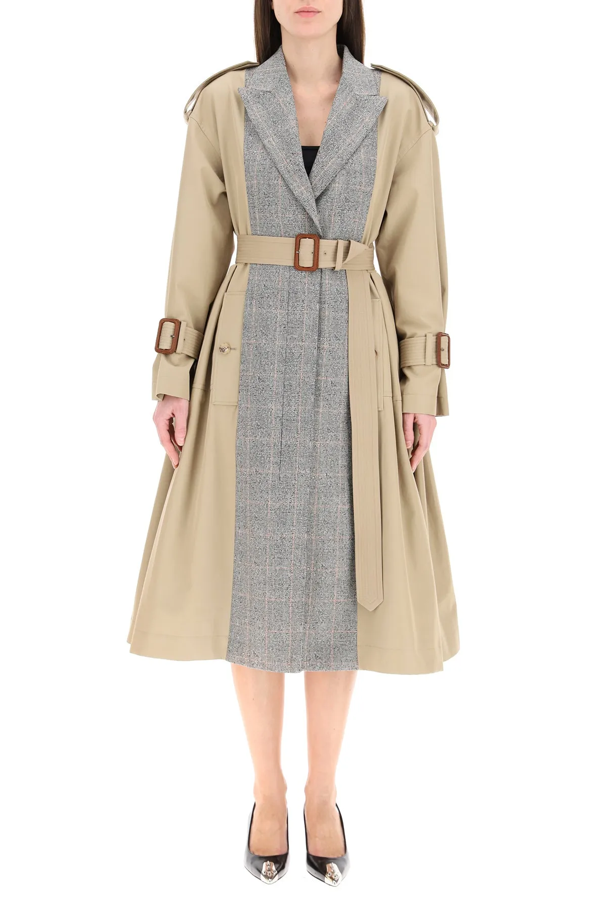 Alexander McQueen Spliced Trench Coat