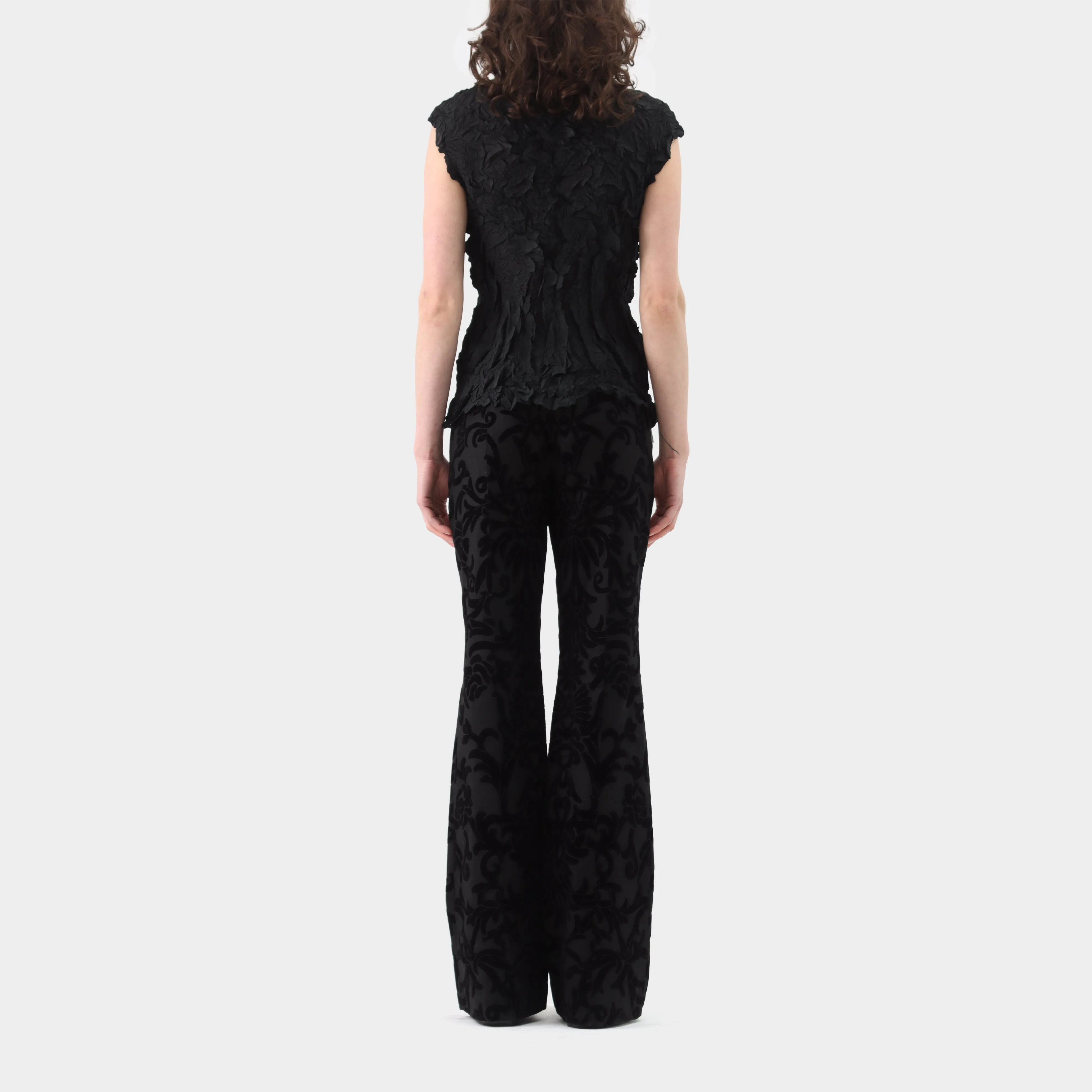 Alexander McQueen Velvet Brocade Trousers