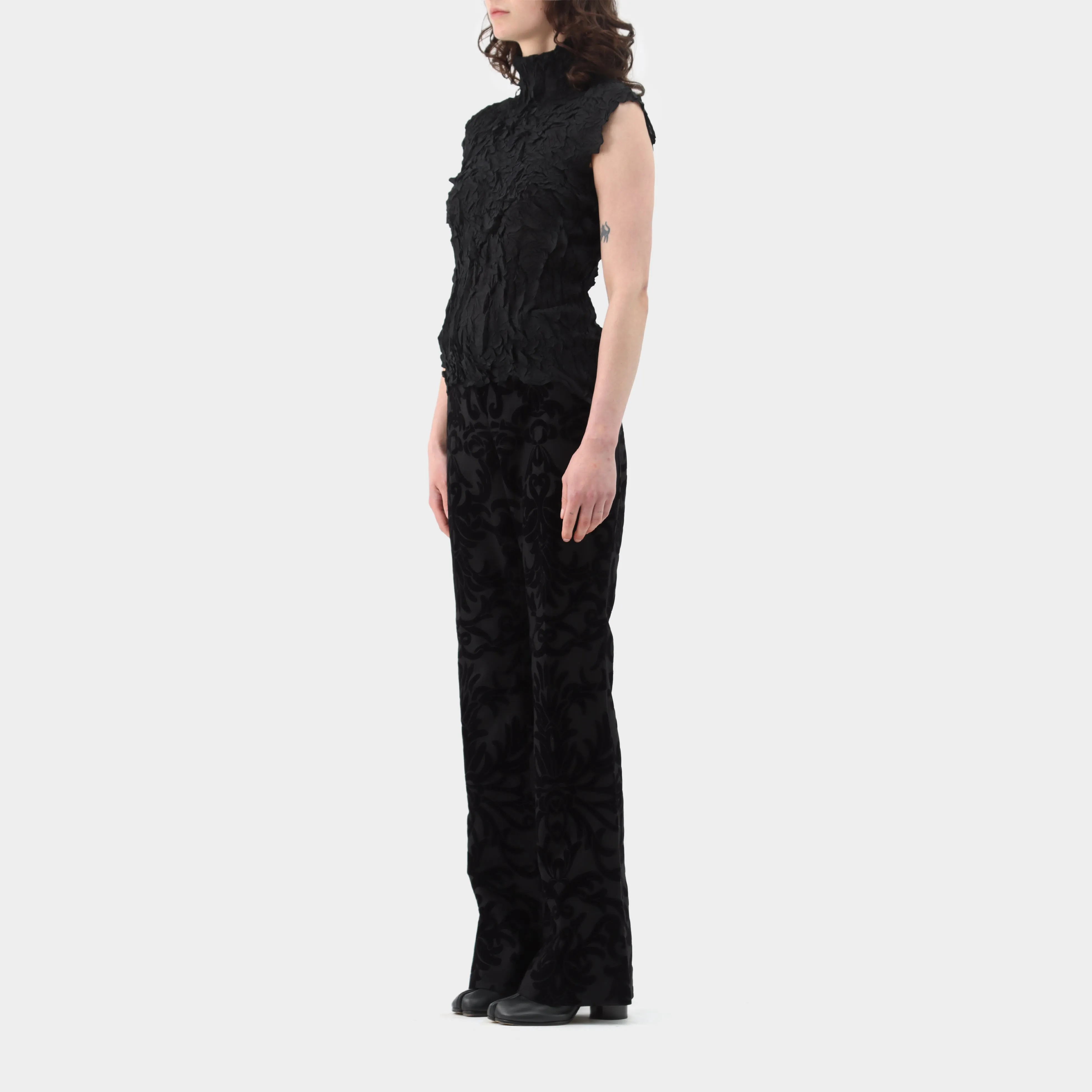 Alexander McQueen Velvet Brocade Trousers