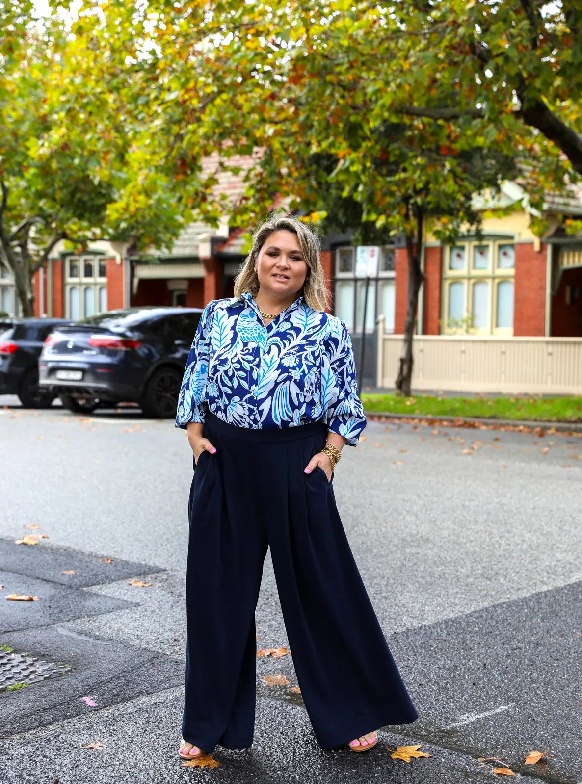 Alva Culottes - Navy