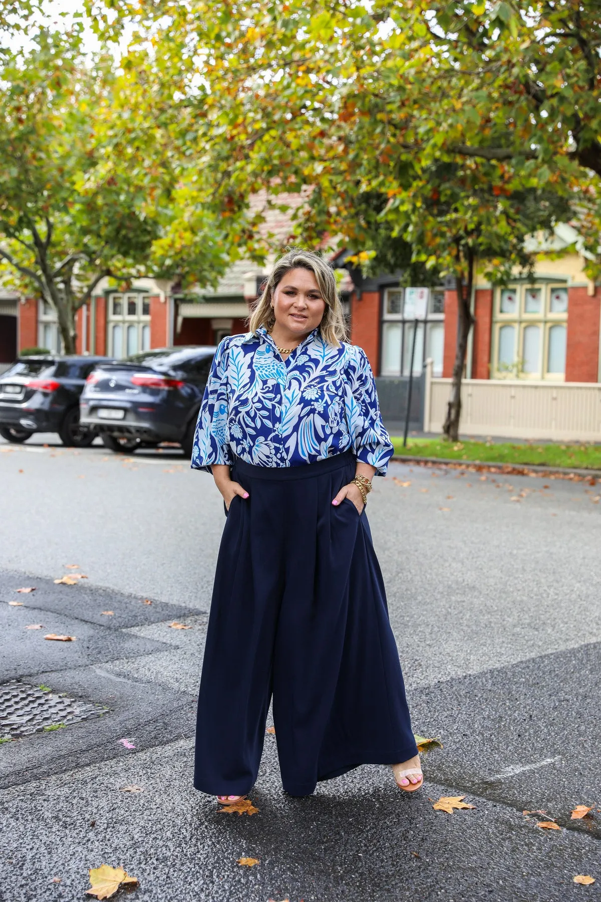 Alva Culottes - Navy