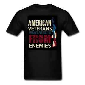 American Veterans Always Protect Us From Enemies Men's Classic T-Shirt