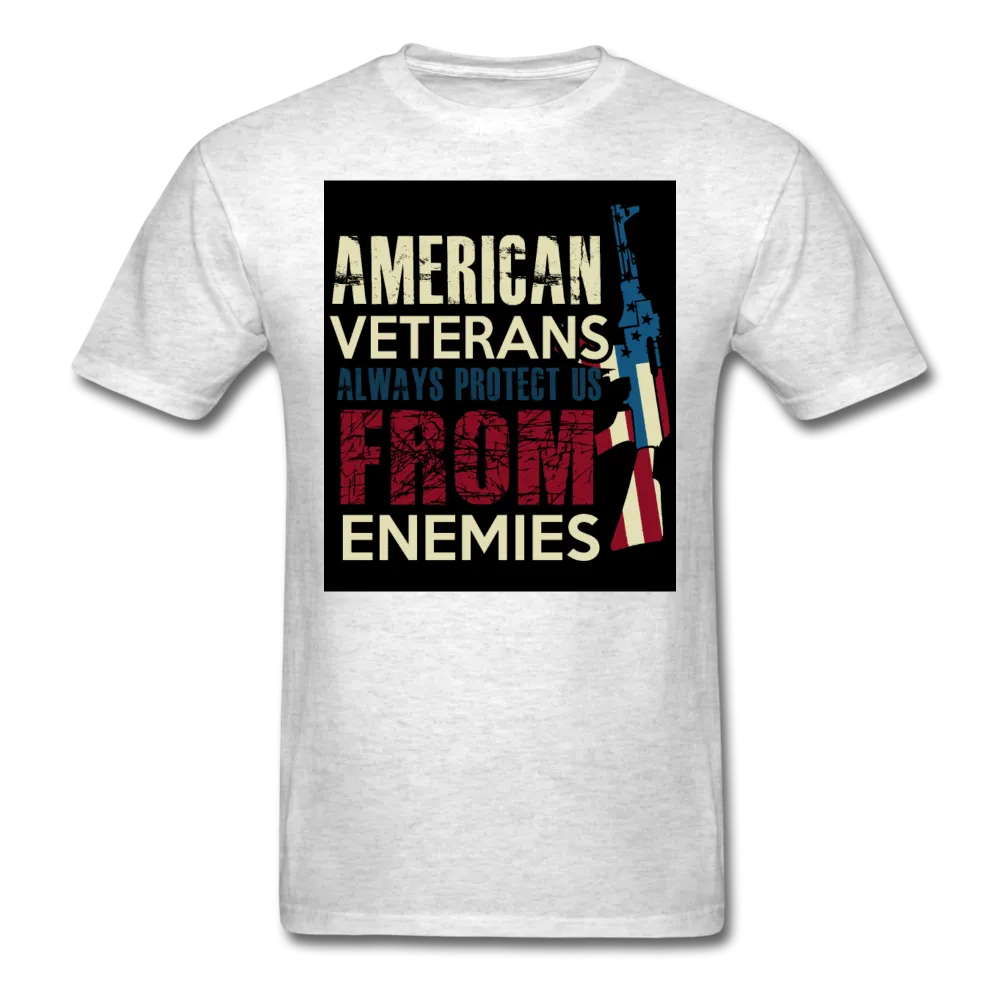 American Veterans Always Protect Us From Enemies Men's Classic T-Shirt