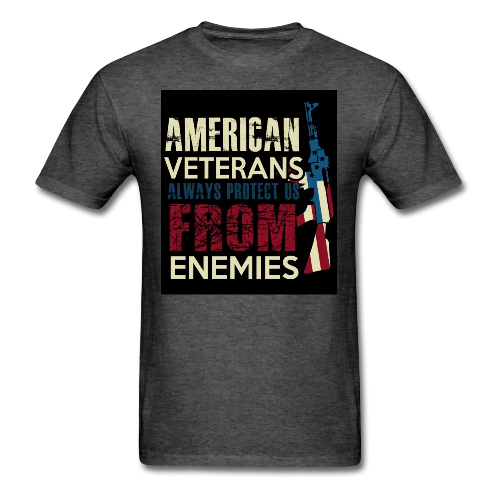 American Veterans Always Protect Us From Enemies Men's Classic T-Shirt