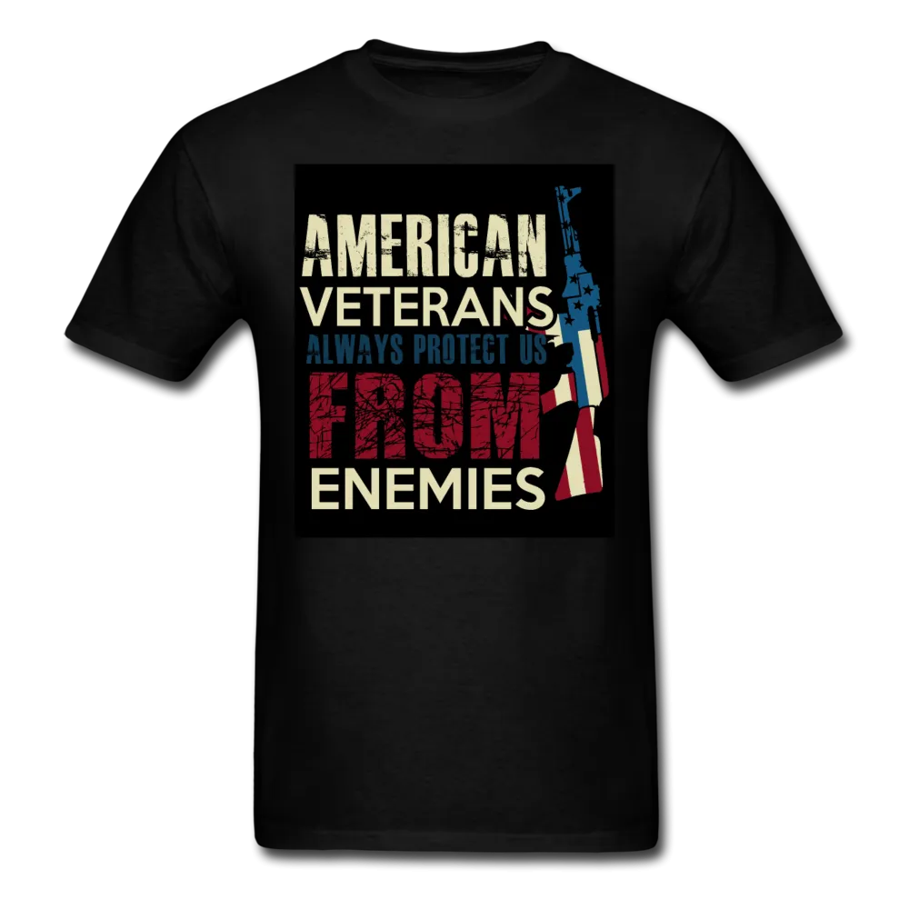 American Veterans Always Protect Us From Enemies Men's Classic T-Shirt