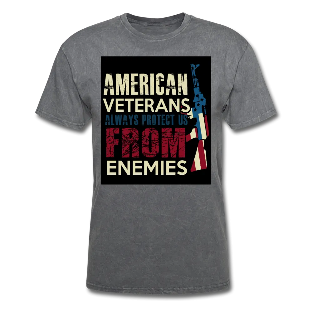 American Veterans Always Protect Us From Enemies Men's Classic T-Shirt