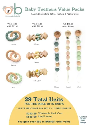 Baby Teethers Value Pack