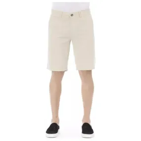 Baldinini Trend Beige Cotton Men Bermuda Short