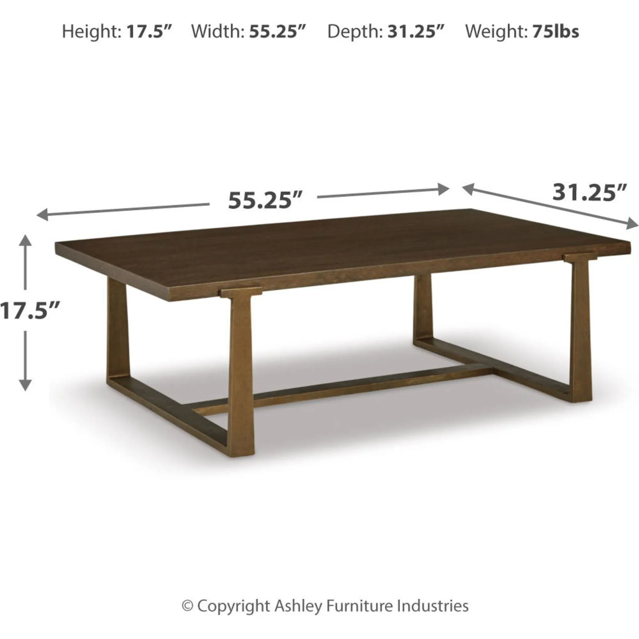 Balintmore Rectangle Coffee Table