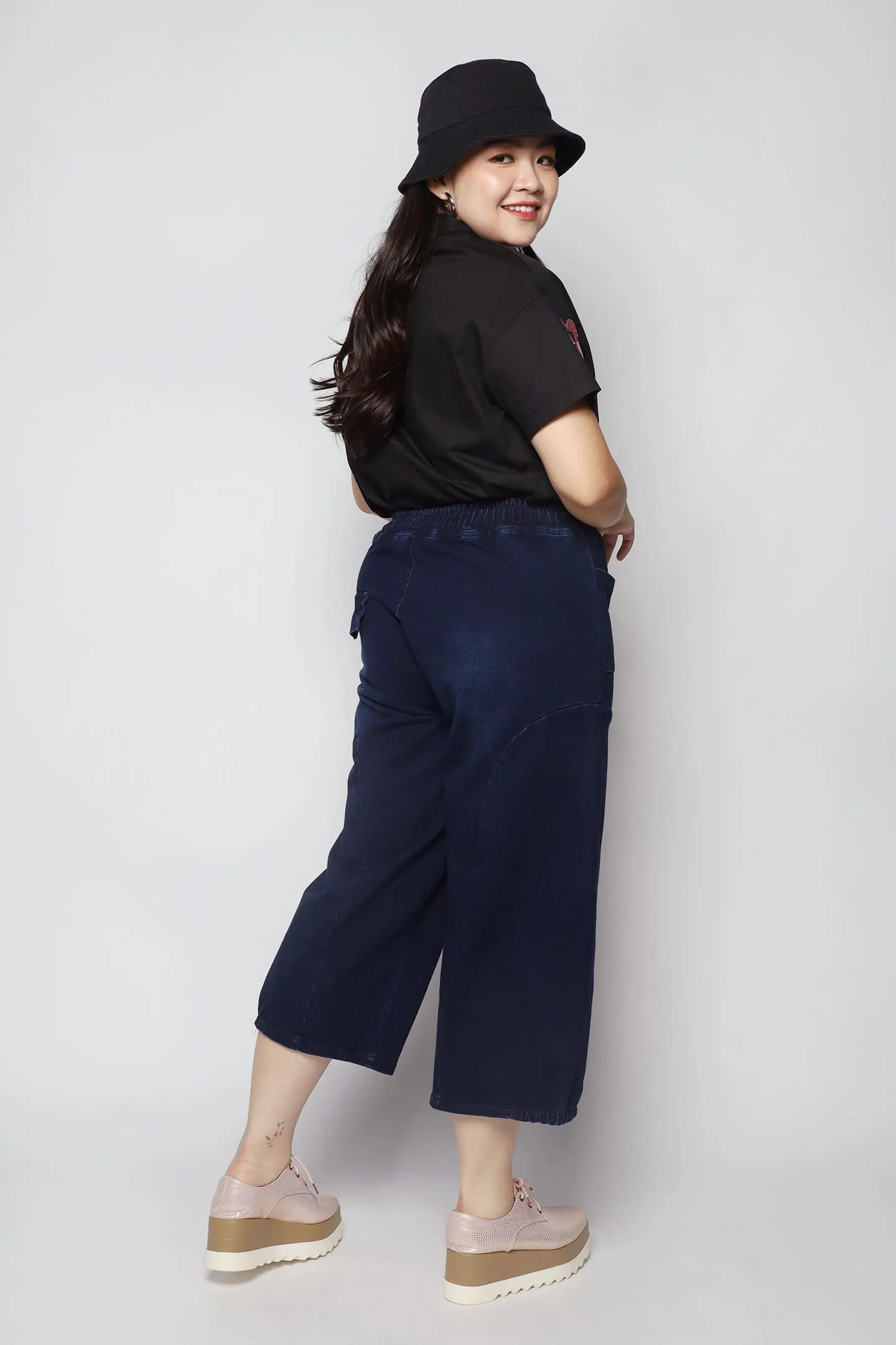 Bei Culottes in Blue Denim