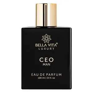 Bella Vita Luxury CEO MAN Eau De Parfum Perfume for Men with Lemon, Lavender, Tonka & Agarwood|Woody & Spicy Long Lasting EDP Fragrance Scent, 100 Ml