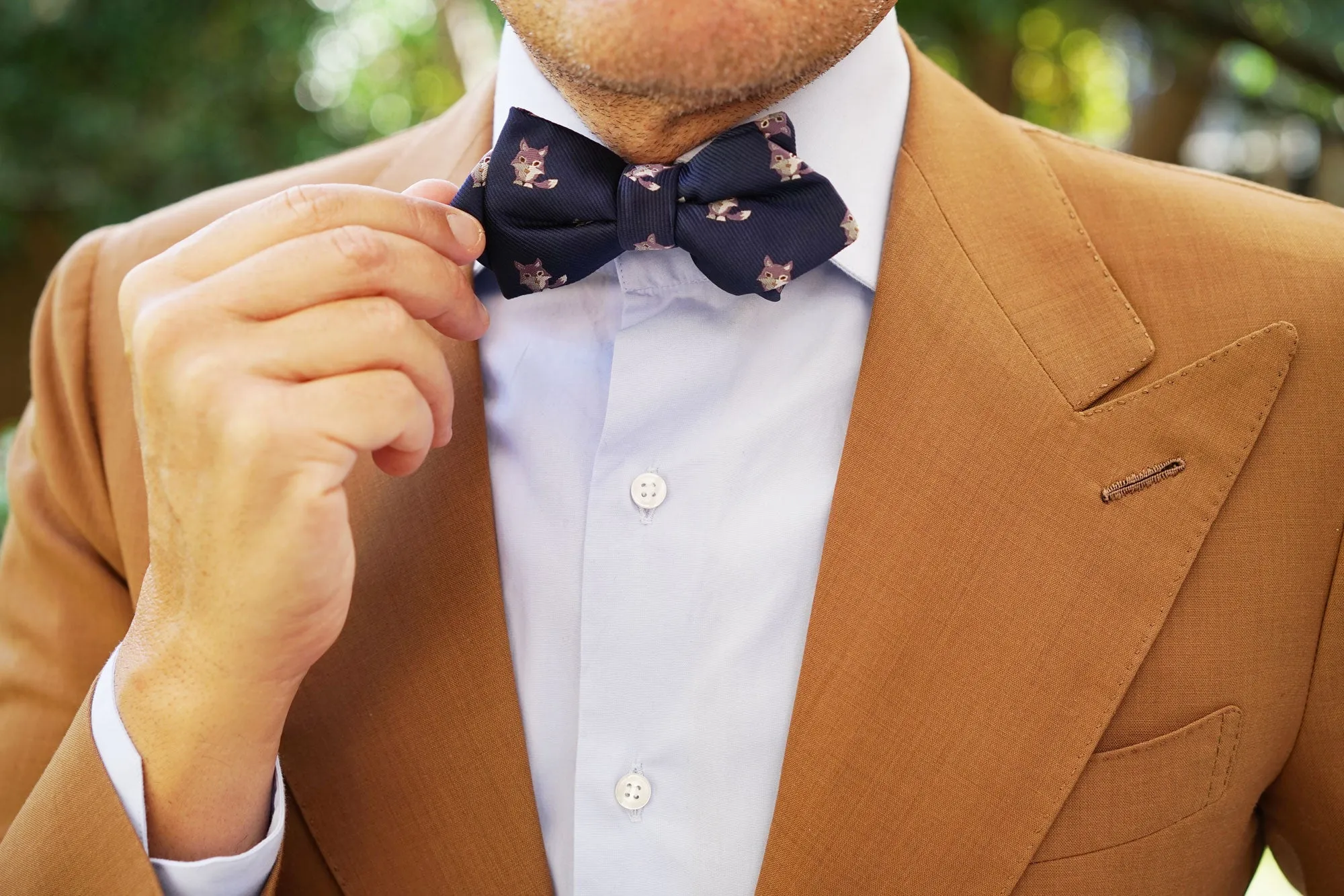 Bengal Wolf Diamond Bow Tie