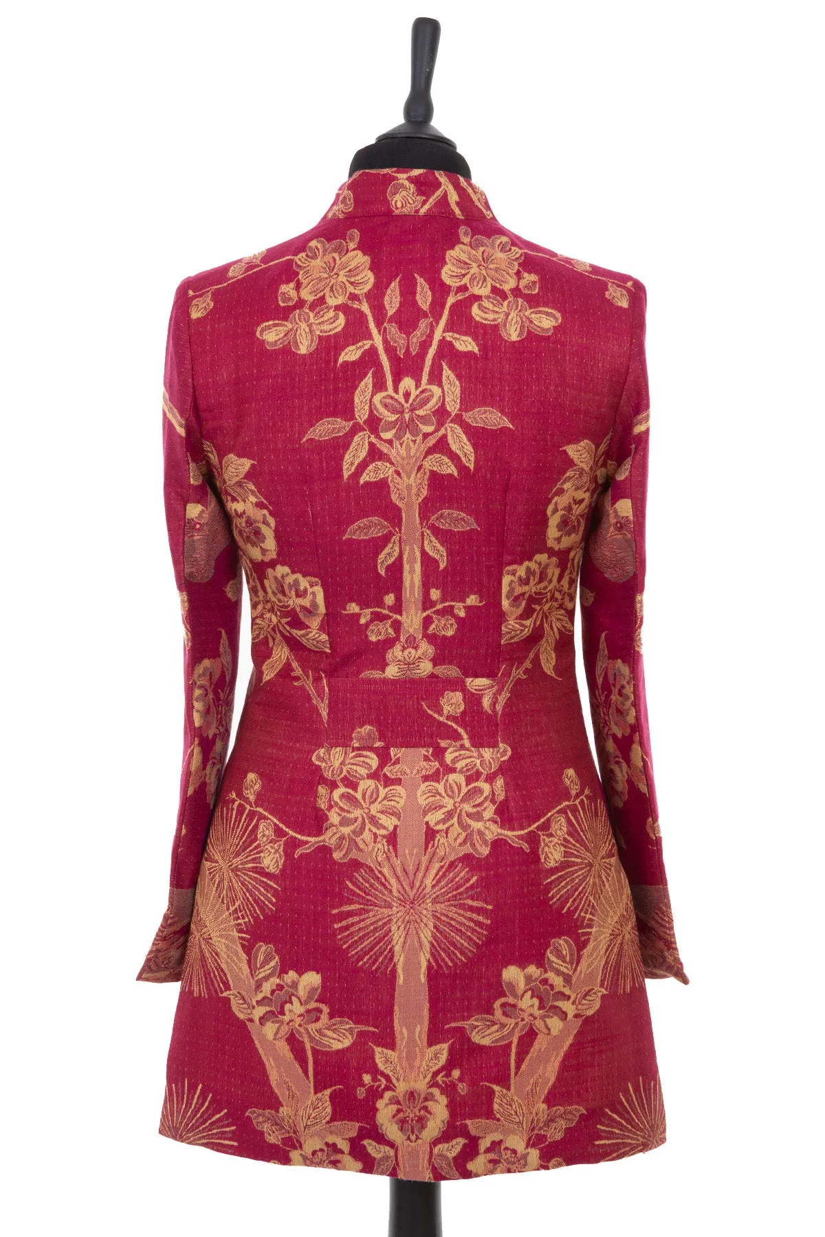 Bhumi Jacket in Deep Raspberry