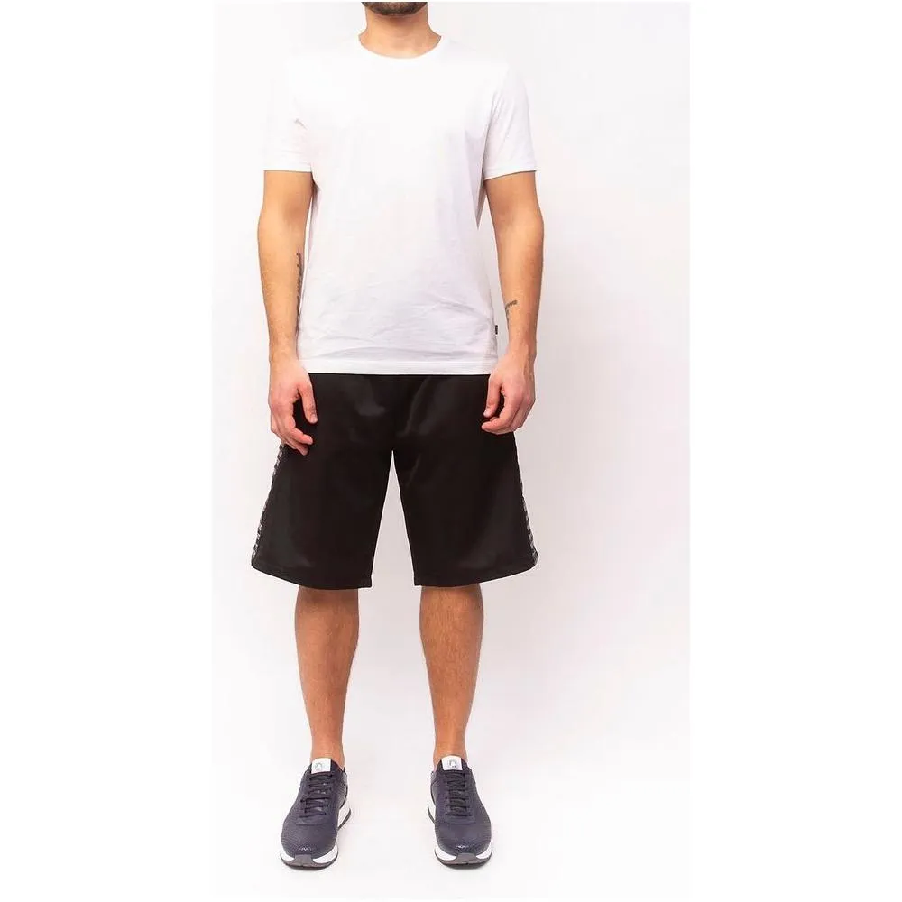 Bikkembergs Sleek Anniversary Striped Bermuda Shorts