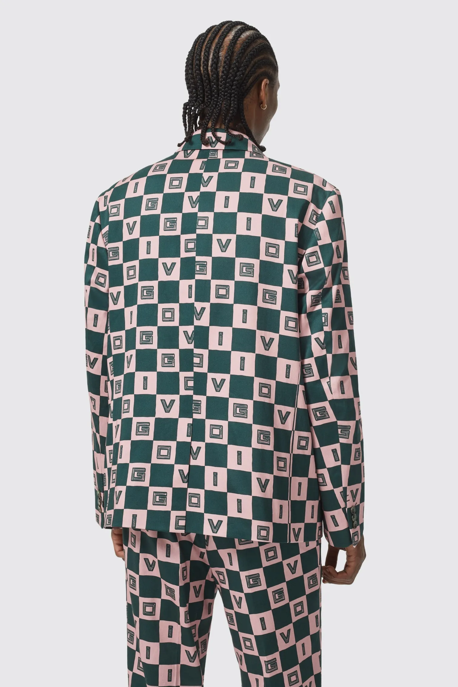 Bonucci Oversized Green Check Suit - ARCHIVE