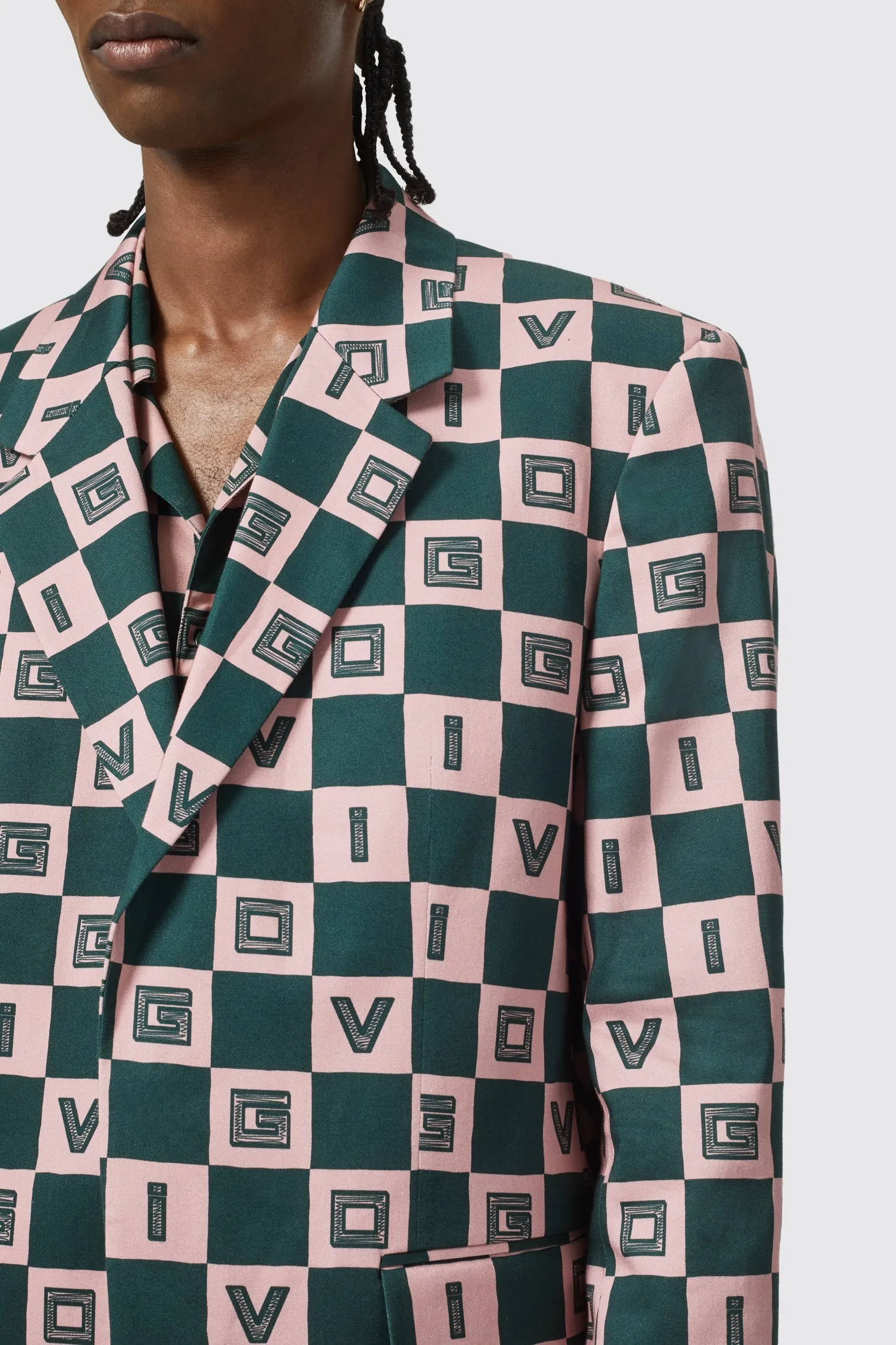 Bonucci Oversized Green Check Suit - ARCHIVE