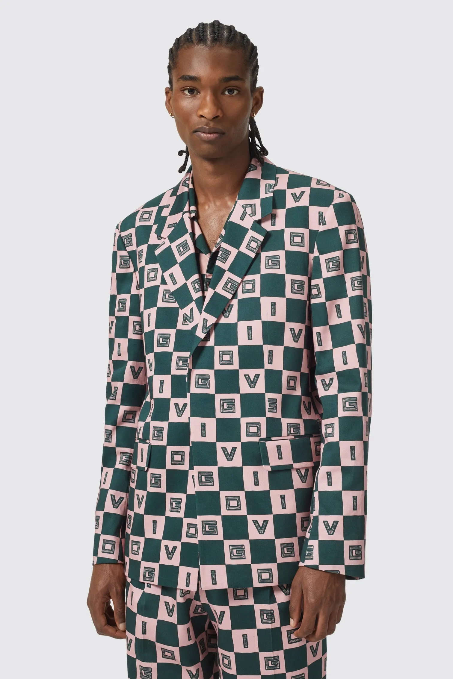 Bonucci Oversized Green Check Suit - ARCHIVE