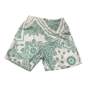 Bravest Studios Shorts Paisley White Green