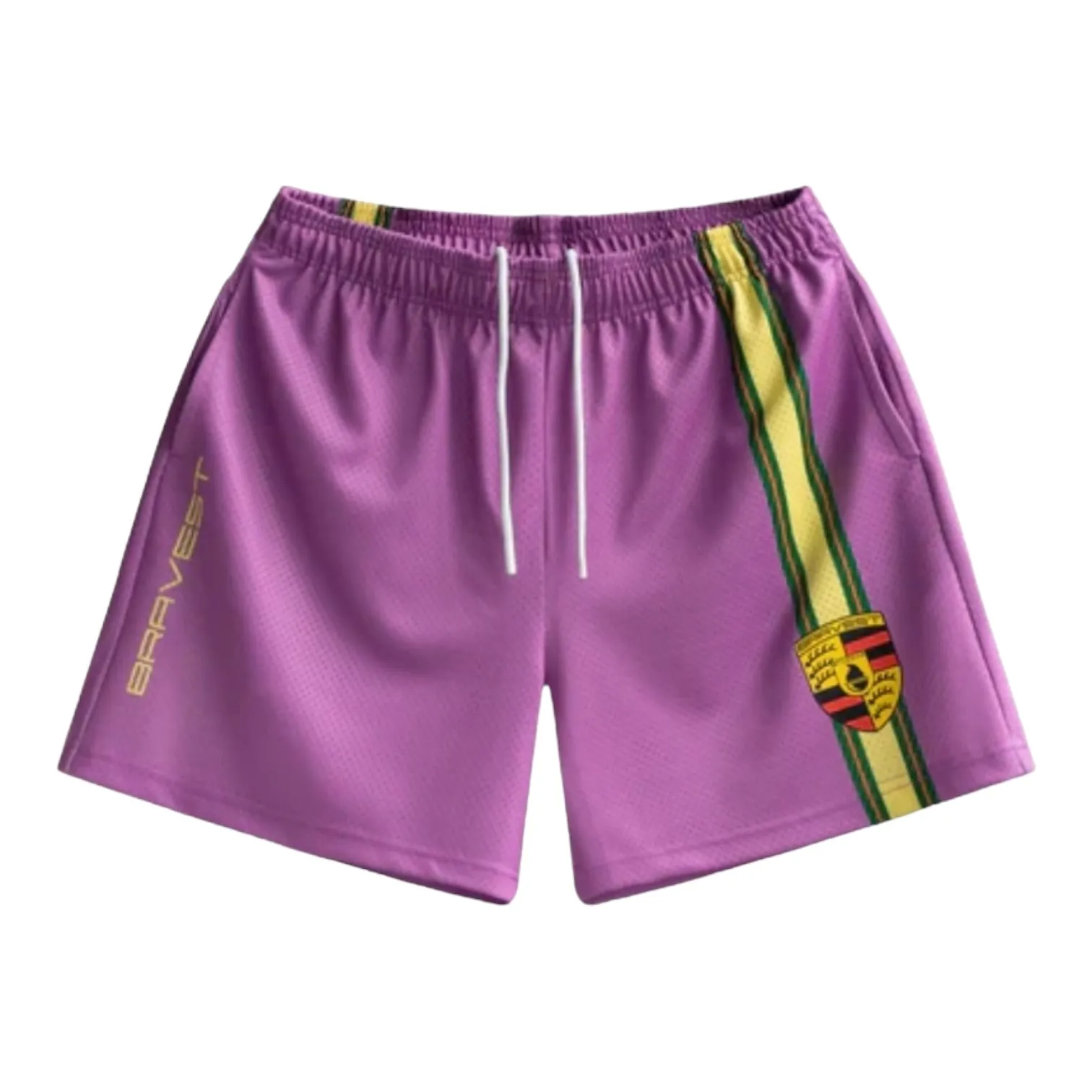 Bravest Studios Shorts Racing Purple