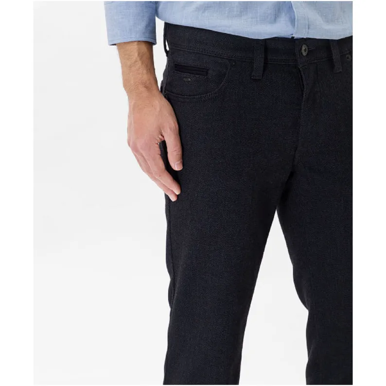 Brax Wool Look Jeans Navy 81-3857