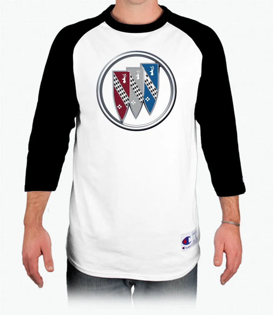 Buick 1960 Raglan Baseball T-Shirt