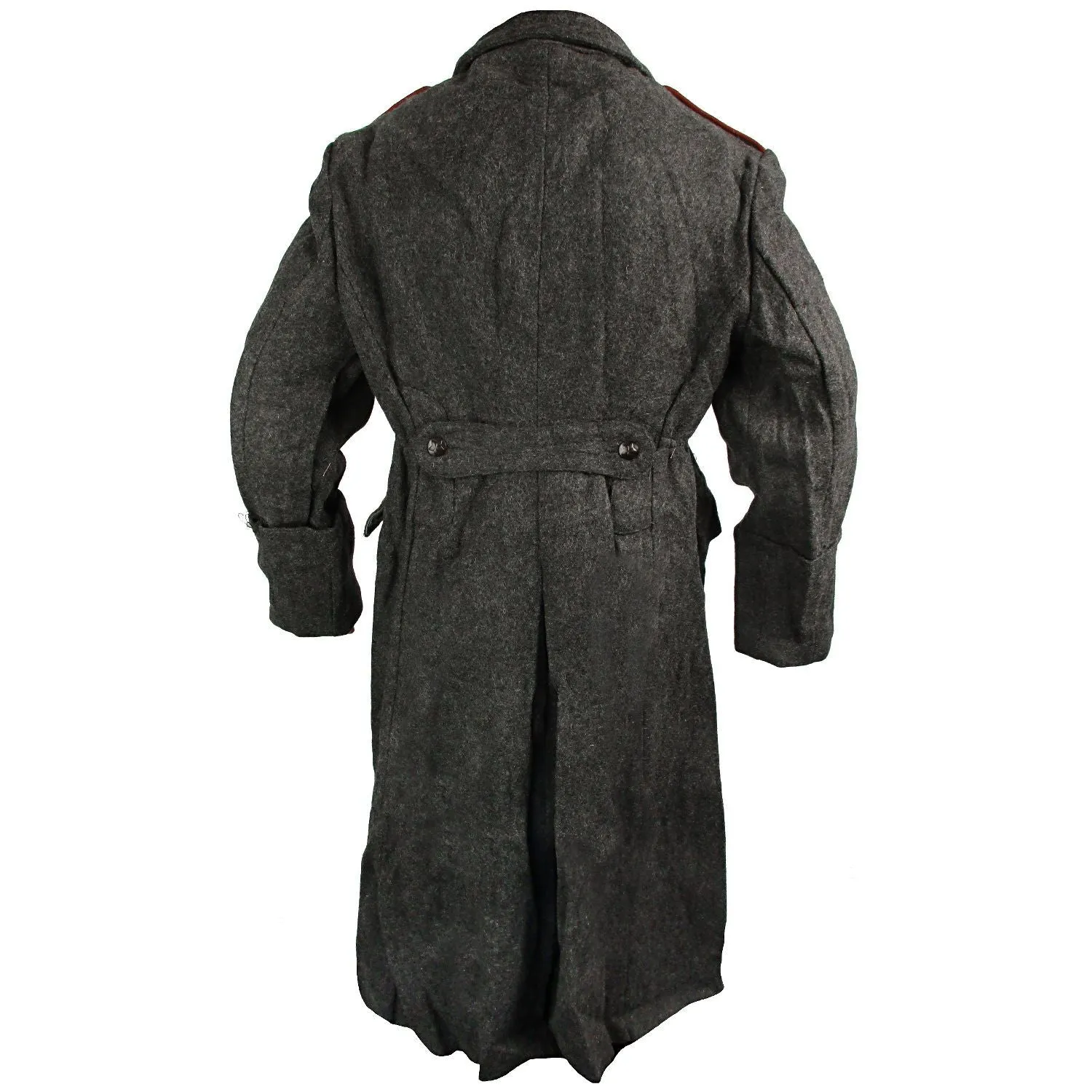 Bulgarian Dark Grey Wool Overcoat