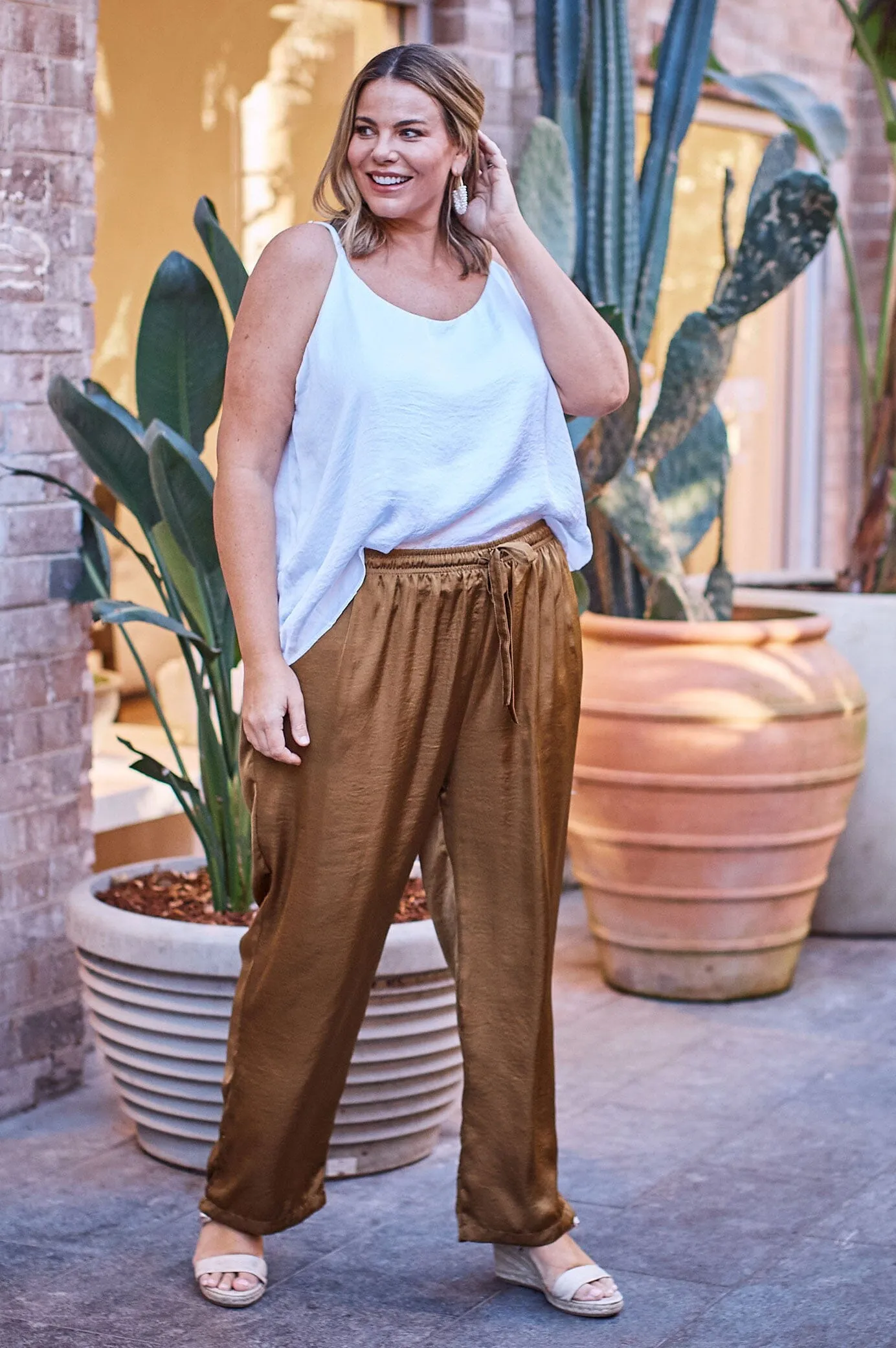 Camilla Pants Khaki