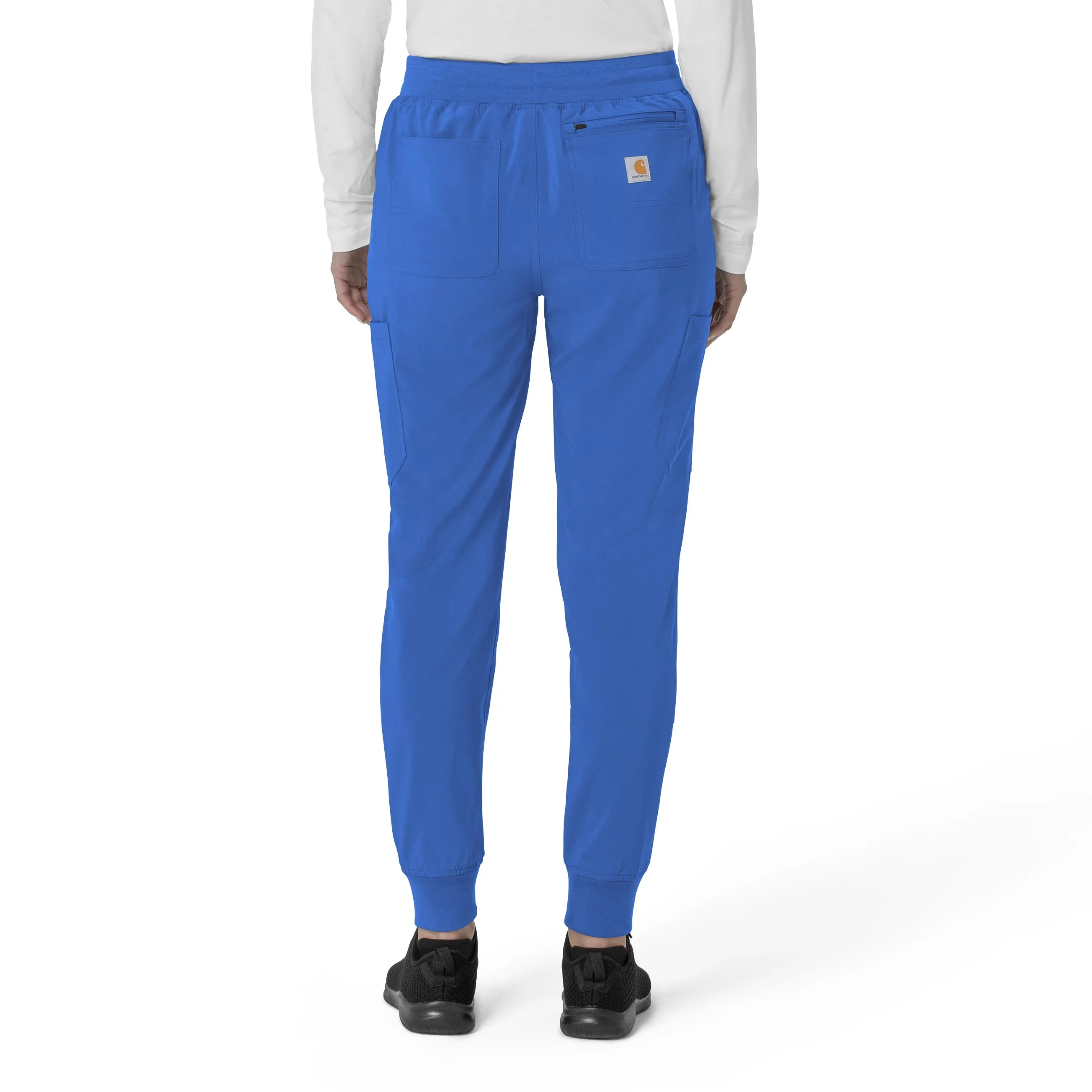 Carhartt Force Cross-Flex Women's Cargo Jogger Scrub Pant - Royal