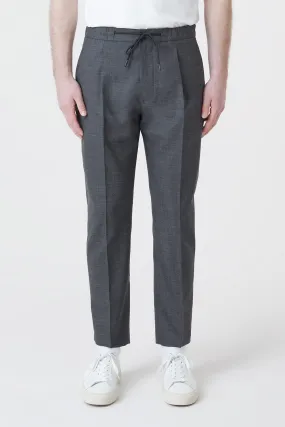 Closed Dark Grey Melange Vigo Tropical Wool Tapered Pant