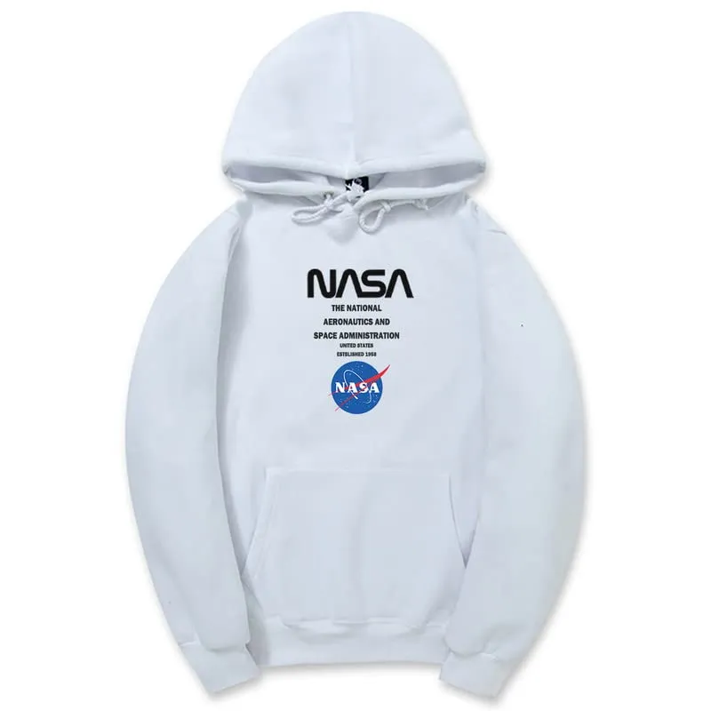 CORIRESHA Teen's NASA Hoodie Casual Drawstring Long Sleeve Fall Soft Cotton Sweatshirt