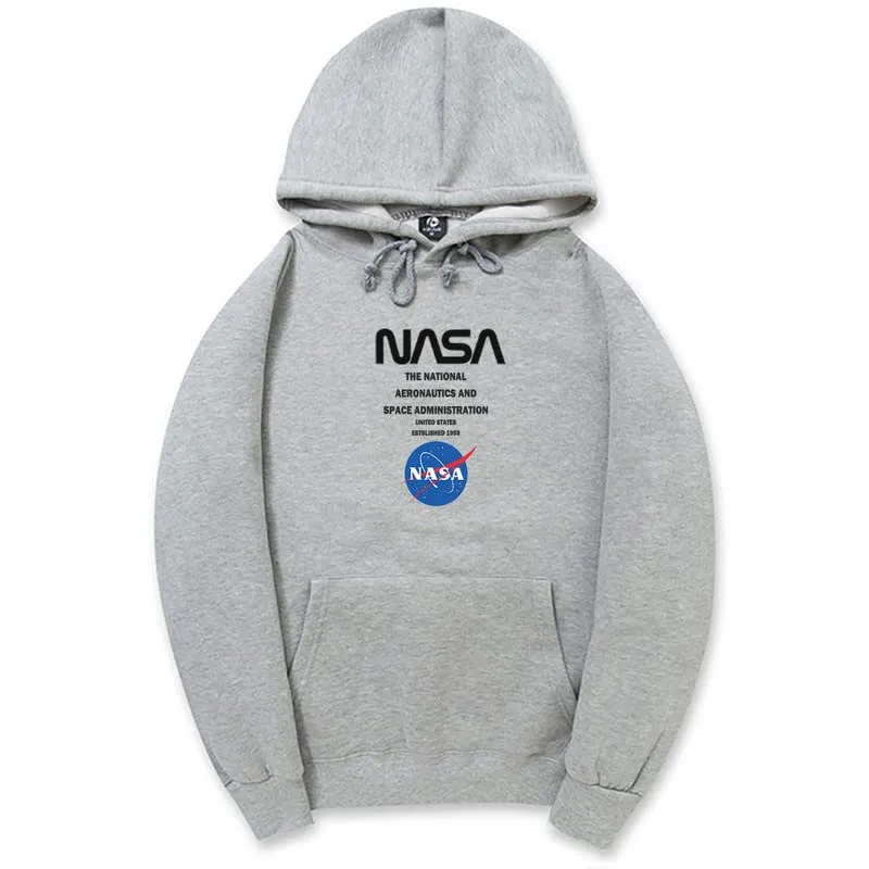 CORIRESHA Teen's NASA Hoodie Casual Drawstring Long Sleeve Fall Soft Cotton Sweatshirt