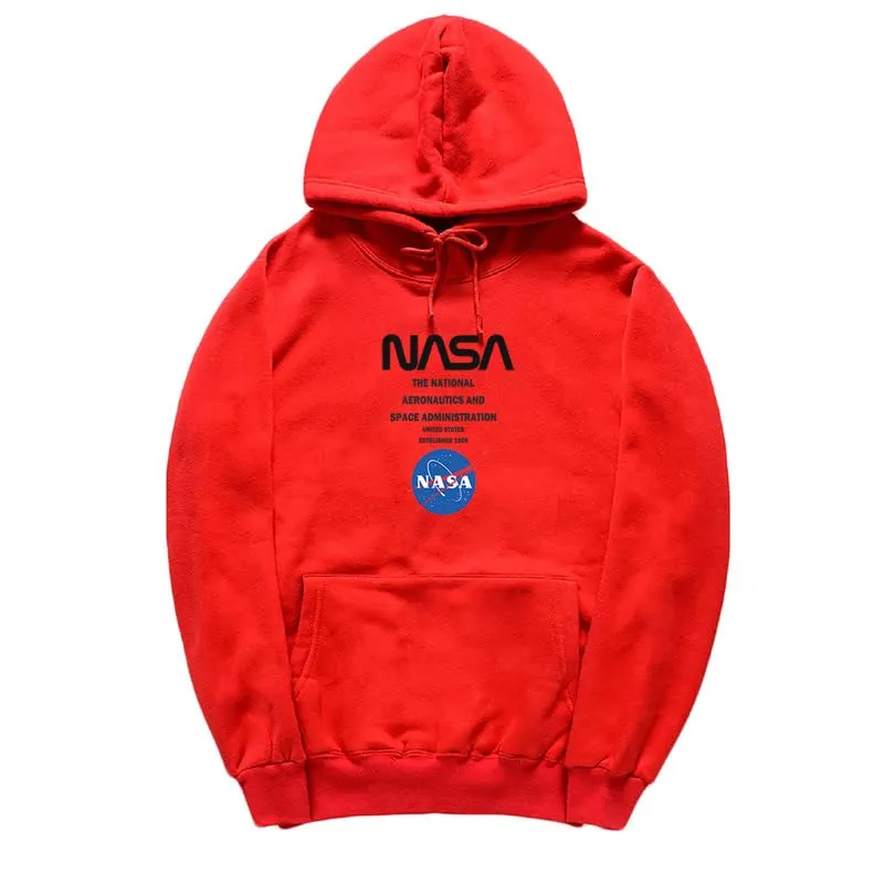 CORIRESHA Teen's NASA Hoodie Casual Drawstring Long Sleeve Fall Soft Cotton Sweatshirt