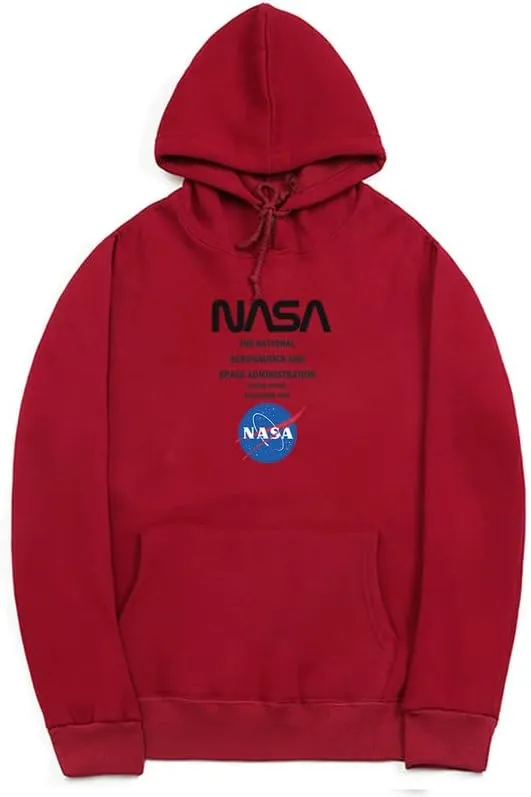 CORIRESHA Teen's NASA Hoodie Casual Drawstring Long Sleeve Fall Soft Cotton Sweatshirt