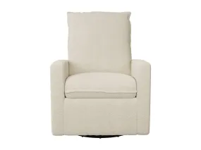 Cream Boucle Glider Recliner Chair