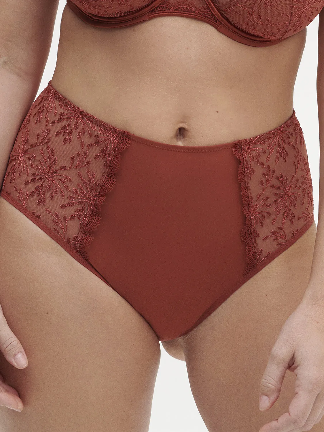 Culotte taille haute - Terre de Sienne