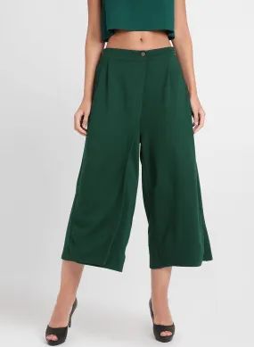 Culotte With Button Overlapping