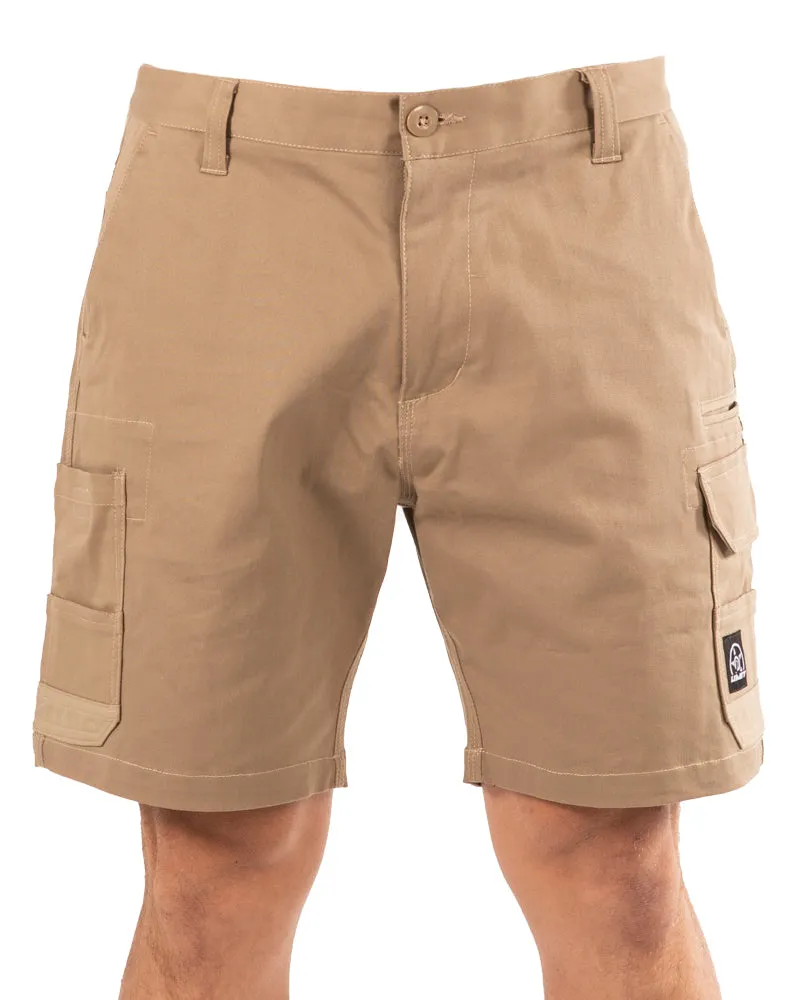 Demolition Stretch Cargo Short - Khaki