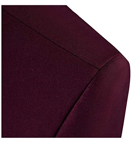 Dhingra Mens Slim Fit Tuxedo 3pcs Suit (44, Maroon)