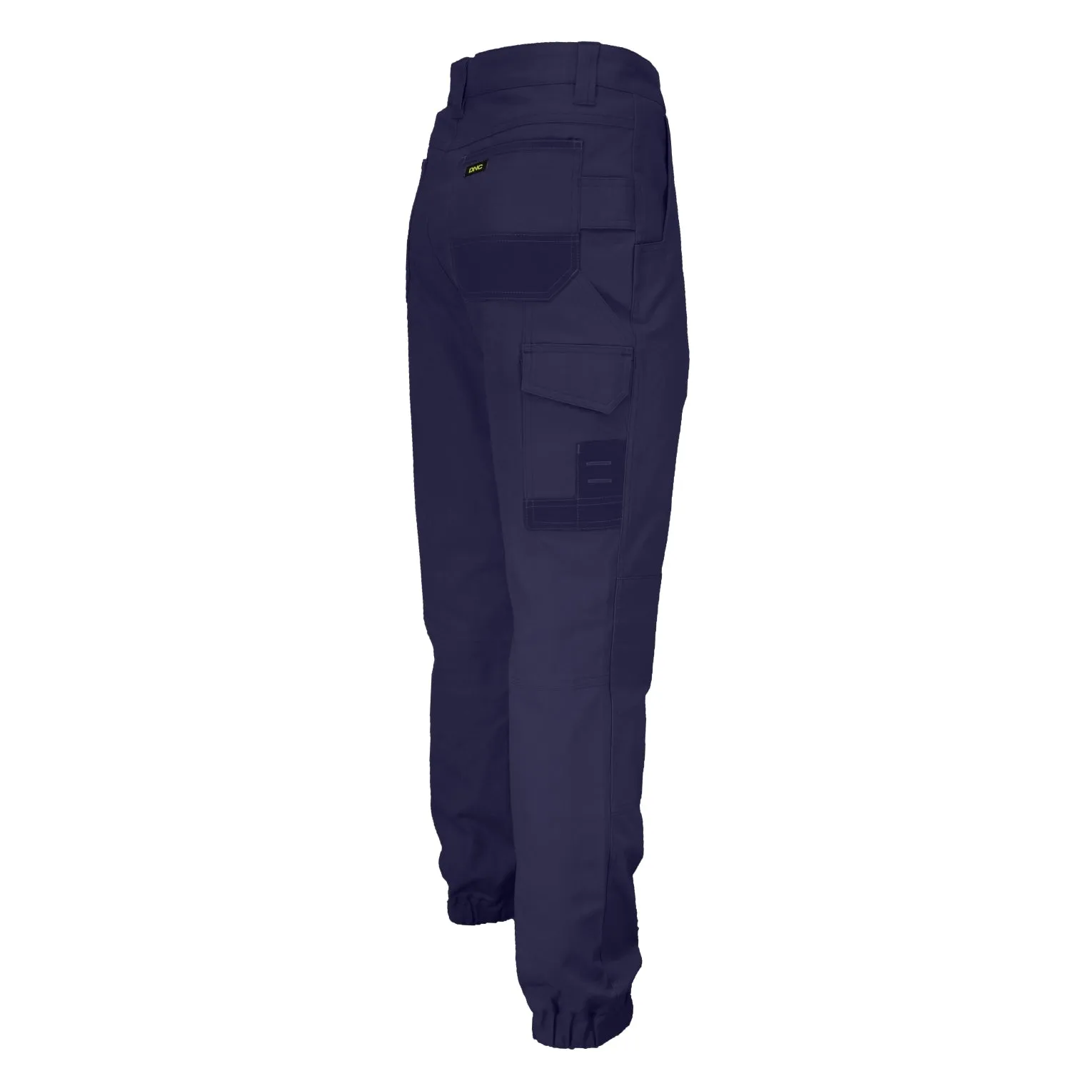 DNC SlimFlex Tradie Cargo Pants Elastic Cuffs (3376)