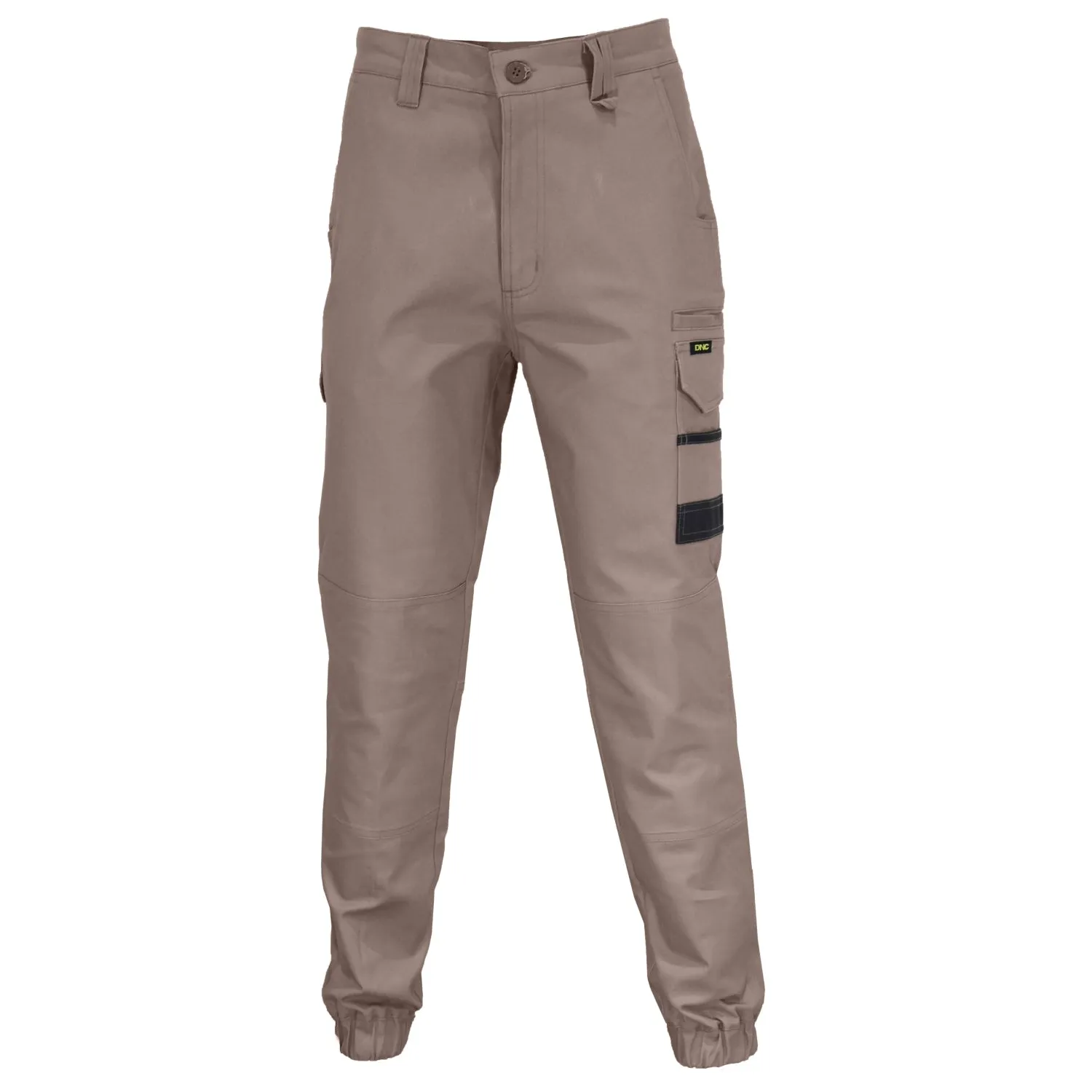 DNC SlimFlex Tradie Cargo Pants Elastic Cuffs (3376)