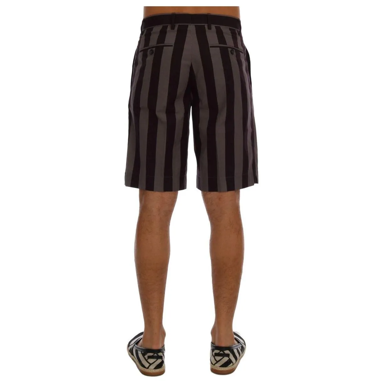 Dolce & Gabbana Casual Striped Cotton Shorts