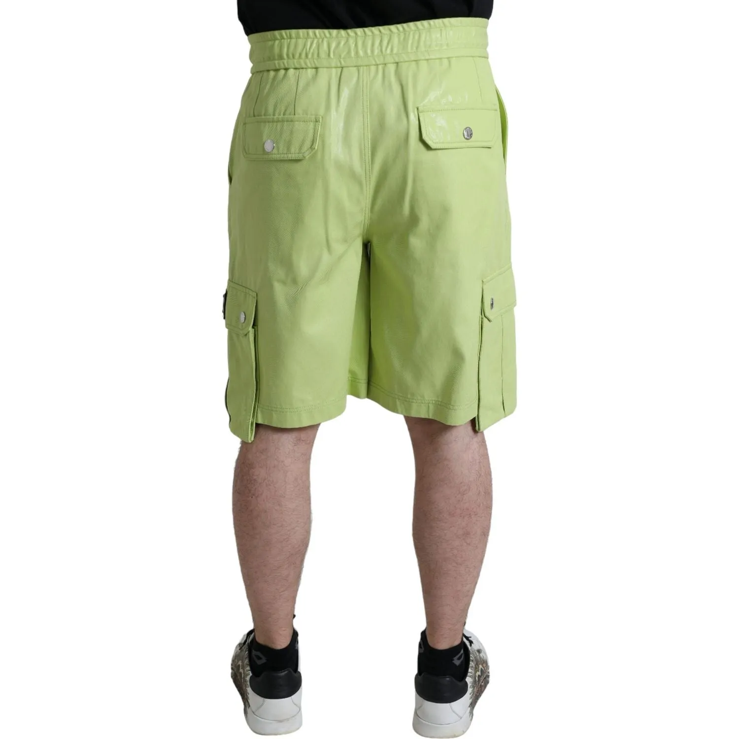 Dolce & Gabbana Chic Light Green Cotton Bermuda Shorts