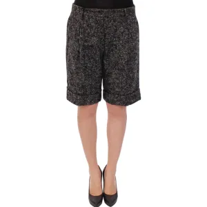 Dolce & Gabbana Elegant Gray Alpaca Blend Shorts