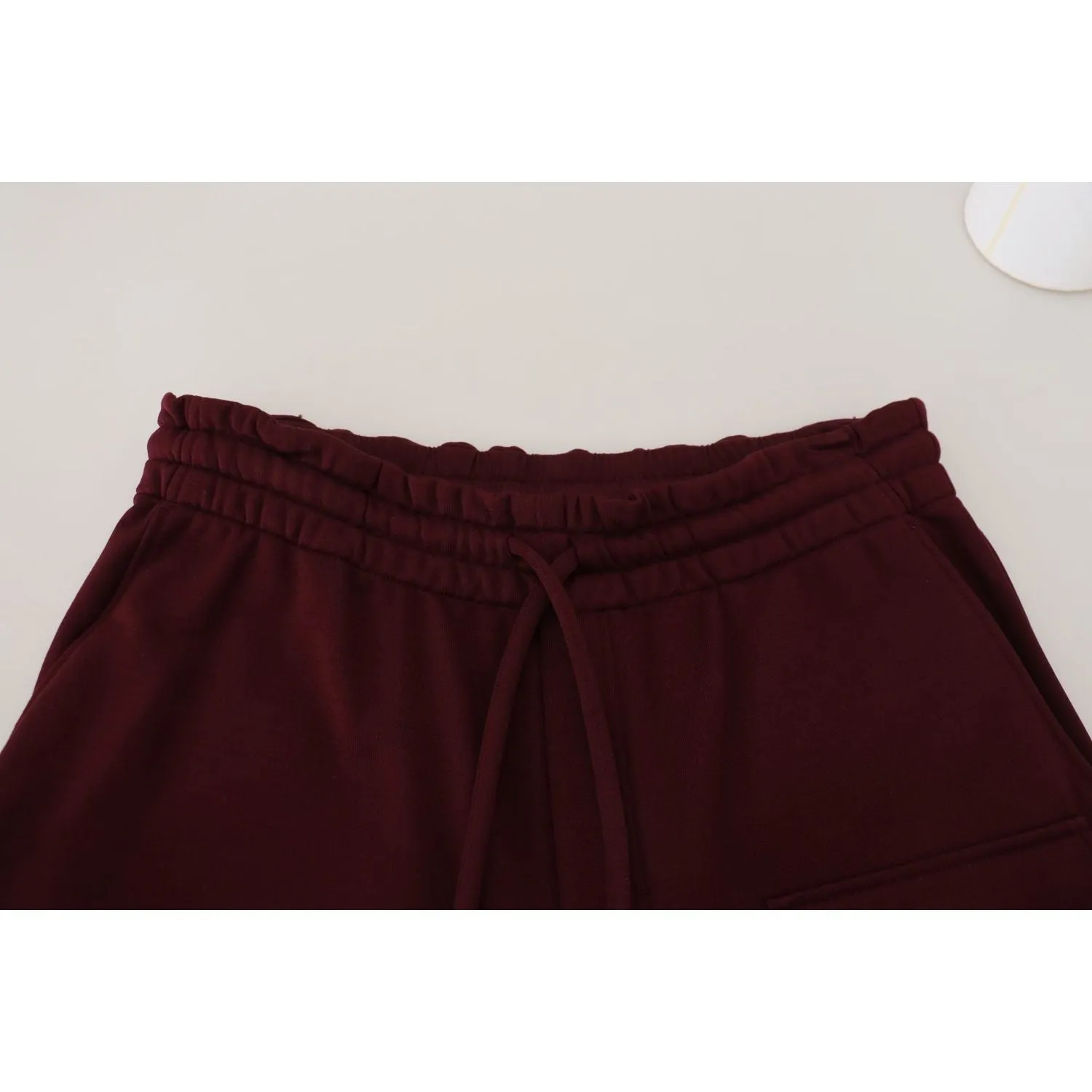 Dolce & Gabbana Elegant Maroon Tailored Shorts